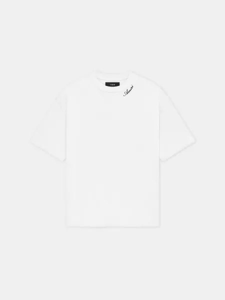 SCRIPT TEE - White