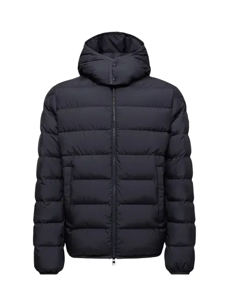 Men Montbrocq Hooded Short Down Jacket Navy