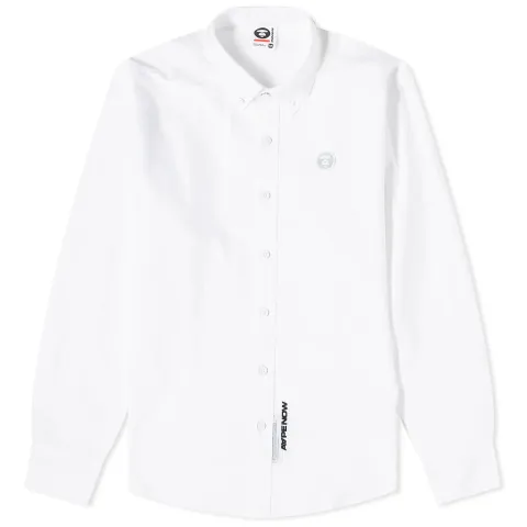 AAPE Now Camo Silicon Badge Oxford Shirt