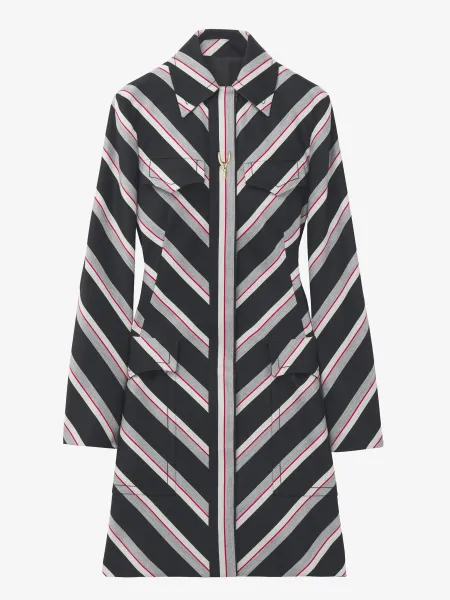 Chevron Stripe Coat