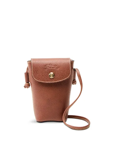 Longchamp Epure Phone Case With Leather Lace
