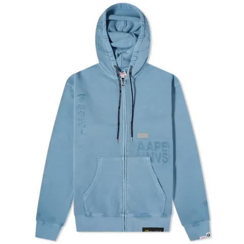 AAPE Washed Zip Hoody