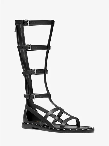 Noa Studded Leather Gladiator Sandal