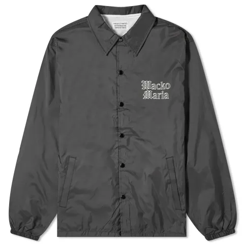 Gothic Logo Coach Jacket