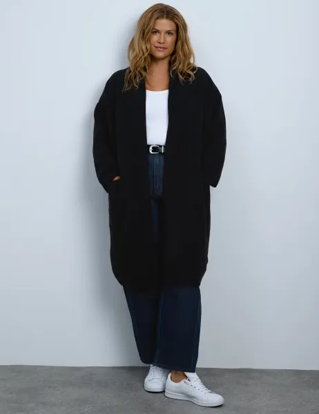 Live Unlimited London Curve Coatigan with Wool