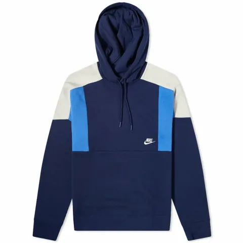 Colourblock Retro Popover Hoody