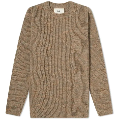 Ripple Rib Crew Knit