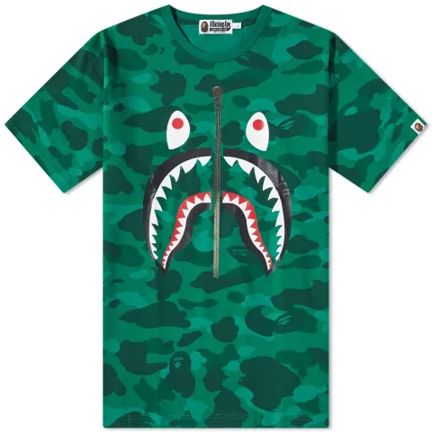 Color Camo Shark T-Shirt