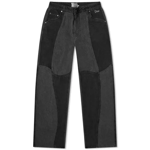 Blocked Relaxed Denim Pant