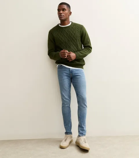 Men's Blue Skinny Fit Jeans