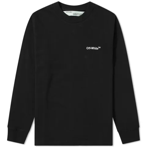 Long Sleeve Off Mock Up Tee