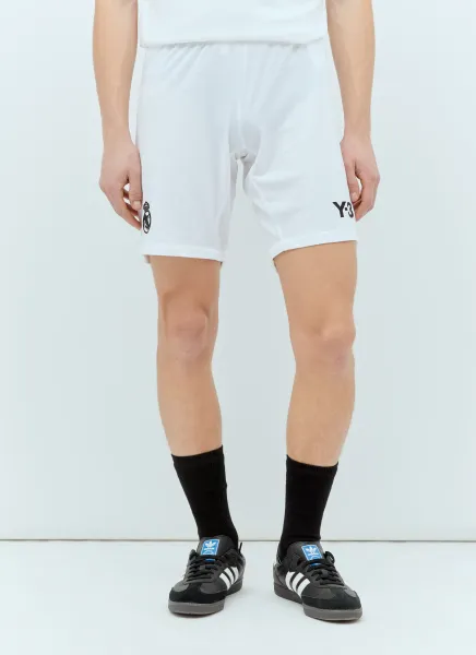 Logo Print Drawstring Shorts