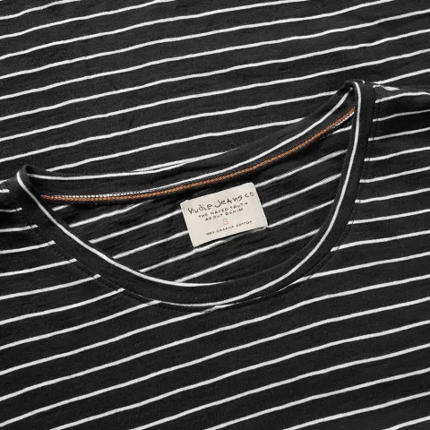 Nudie Long Sleeve Stripe Pocket Tee