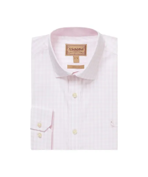 Schöffel Country Thorpeness Tailored Shirt - Pale Ros Check