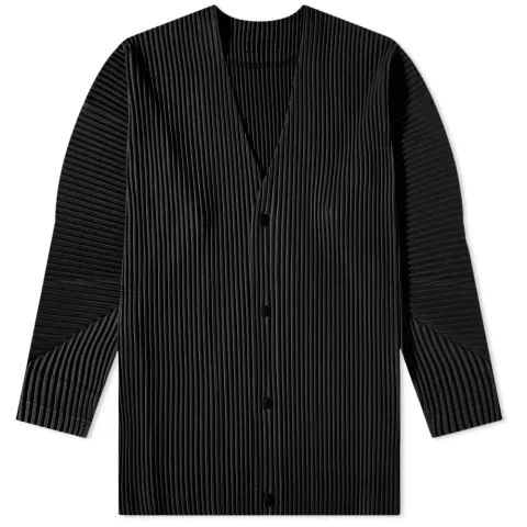 Pleated Cardigan
