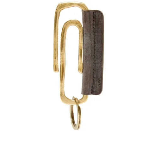Big Clip Brass Keyring