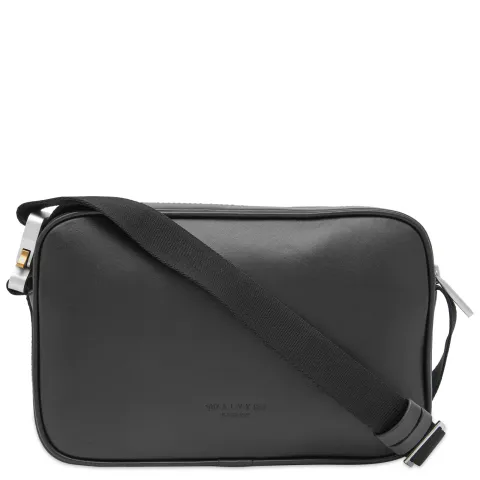 Leather Buckle Crossbody Bag