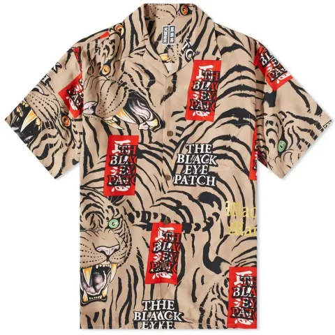 x BlackEyePatch Short Sleeve Hawaiian Shirt