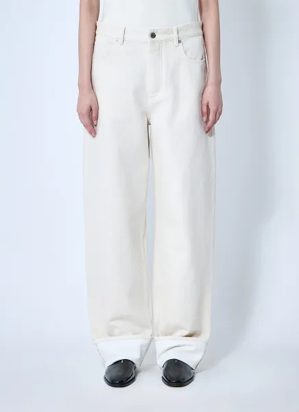 Jeans With Turned-Up Cuffs