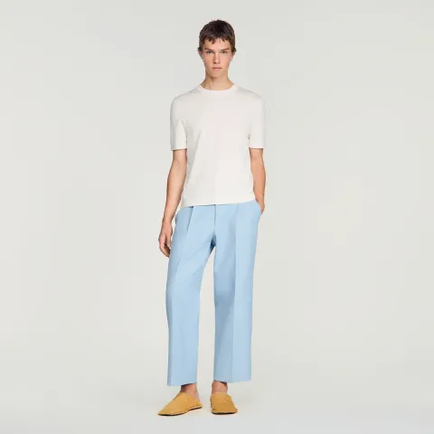 SANDRO Knitted T-shirt