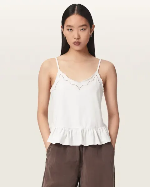 Georgia Embroidered Slim Fit Cami Top