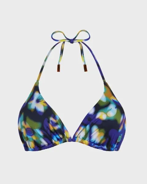 Vilebrequin Women Triangle Bikini Top Frangipanier Trouble