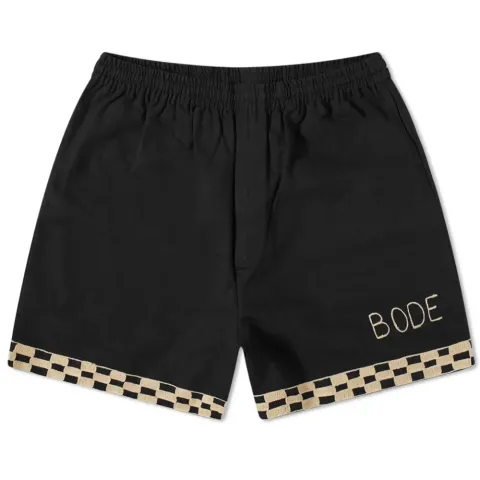 Checkerboard Logo Rugby Short