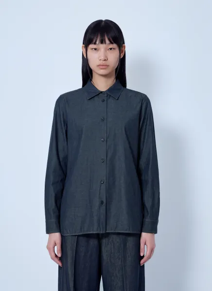 Max Mara Button-Down Denim Shirt