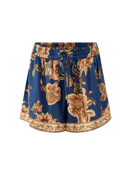 Zimmermann Aster Relaxed Silk Shorts