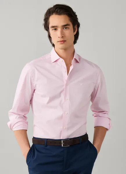 Tailored Fit Bi-Stretch Bengal Shirt