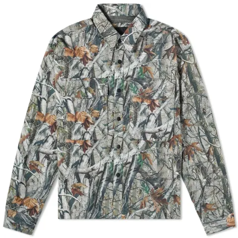 Cropped Terrain Button Down Shirt