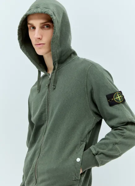 Zip-Up Hooded Sweatshirt