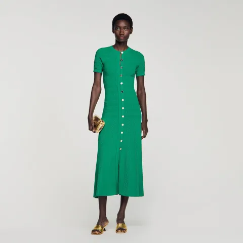 Knit maxi dress