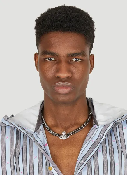 Orb Pendant Choker Necklace