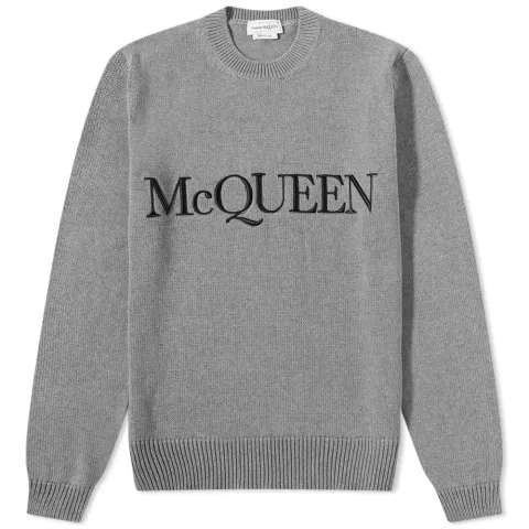 Logo Intarsia Crew Knit