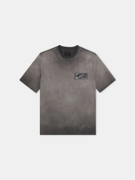 QUALITY GOODS LABEL TEE - Black