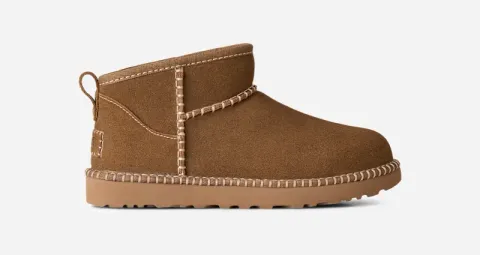 Classic Ultra Mini Botanic Boot, Polyester/Leather/Wool