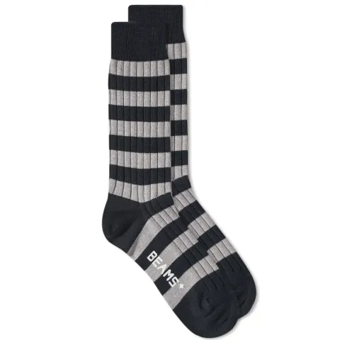 Stripe Rib Sock