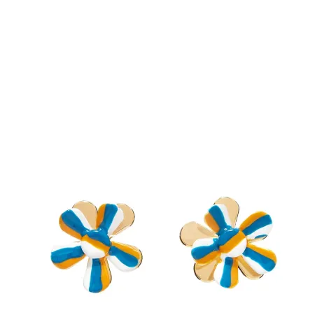 Daisy Stripe Earrings