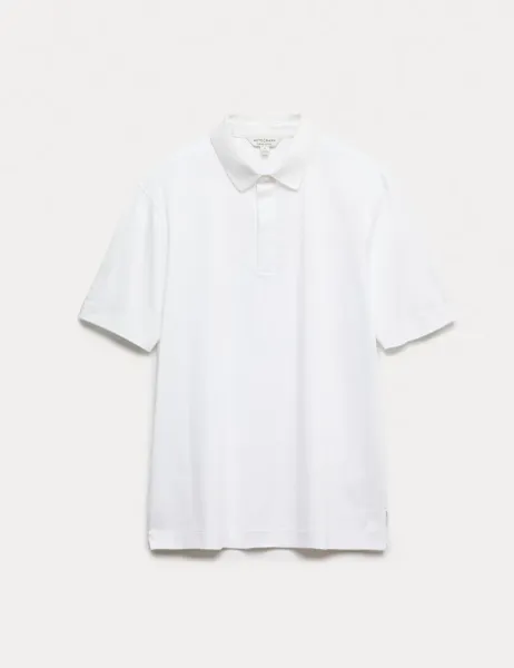 Autograph Pure Supima Cotton Polo Shirt White