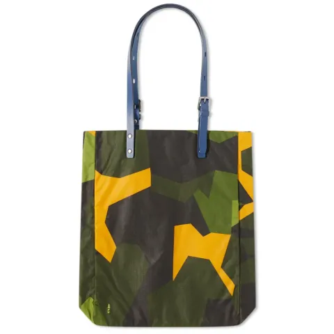 Clementine Medium Waxed Cotton Tote