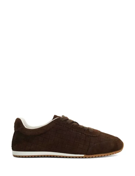 Dune London Suede Trainers Brown