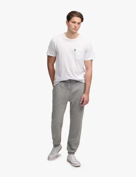 Superdry & Co Slim Fit Cuffed Joggers Dark Grey