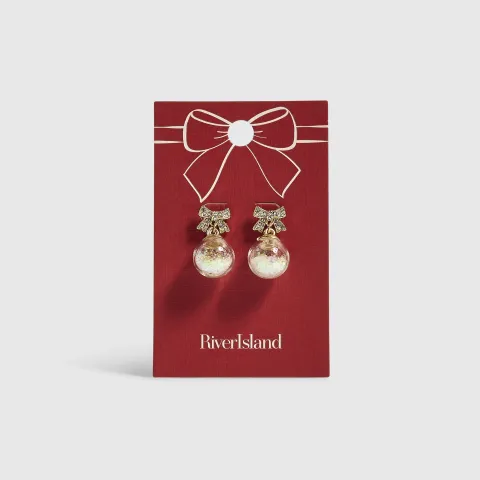 River Island Shaker Bauble Earrings