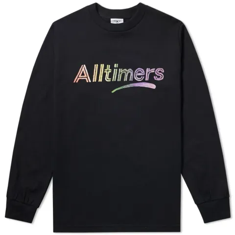 Long Sleeve Rainbow Watercolour Tee