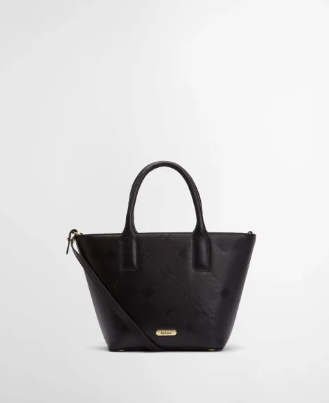 Birch Deboss Leather Tote Bag