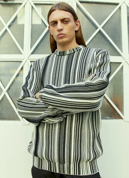 Glitched Knitted Sweater