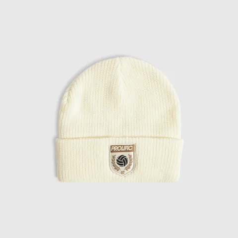 River Island Knit Prolific Badged Beanie