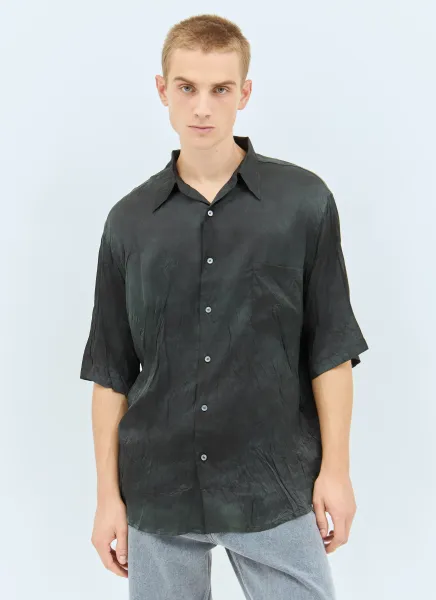 Crinkle Short Sleeve Shirt