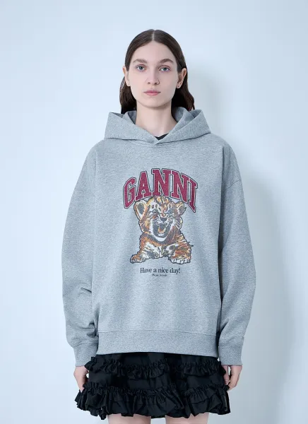 Isoli Beaded Baby Tiger Print Sweatshirt